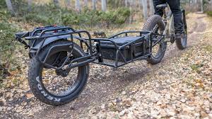 Electric Bike Pulling Trailer