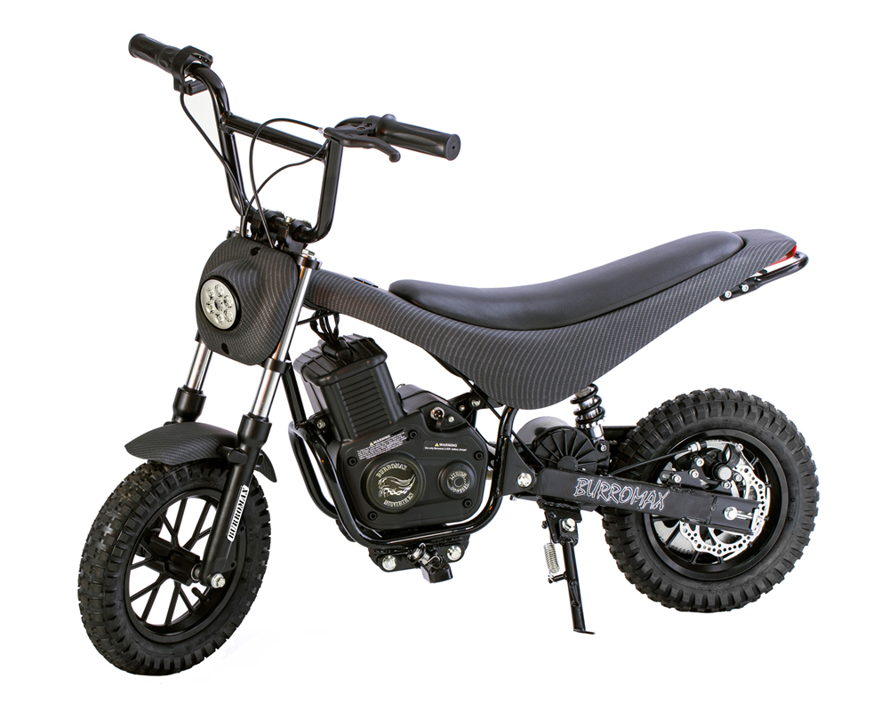 Burromax TT350 Lithium Ion Matte Black Electric Mini Bike