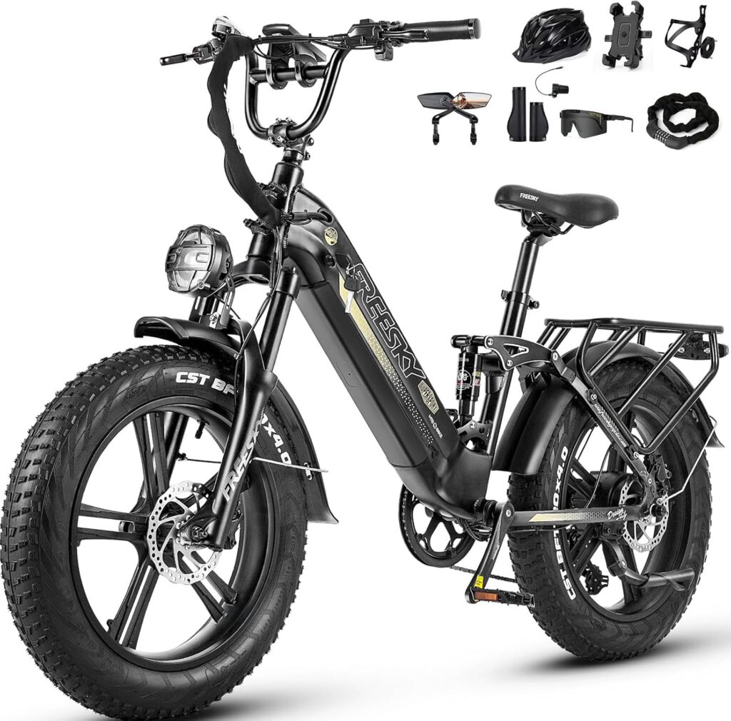 Step Through Electric Bike With Hydraulic Brakes